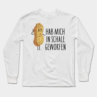 Funny peanut sayings Long Sleeve T-Shirt